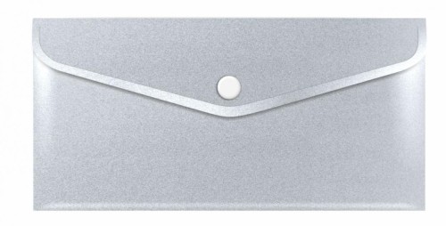 Teczka koperta DL PP stardust silver, Biurfol