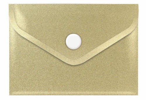 Teczka koperta A7 PP stardust gold, Biurfol