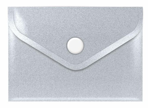 Teczka koperta A7 PP stardust silver, Biurfol