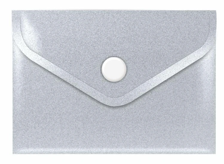 Teczka koperta A7 PP stardust silver, Biurfol