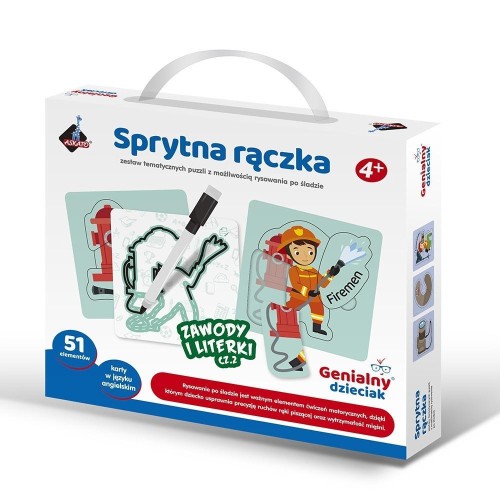 Sprytna rączka - zawody i literki 51el, Askato
