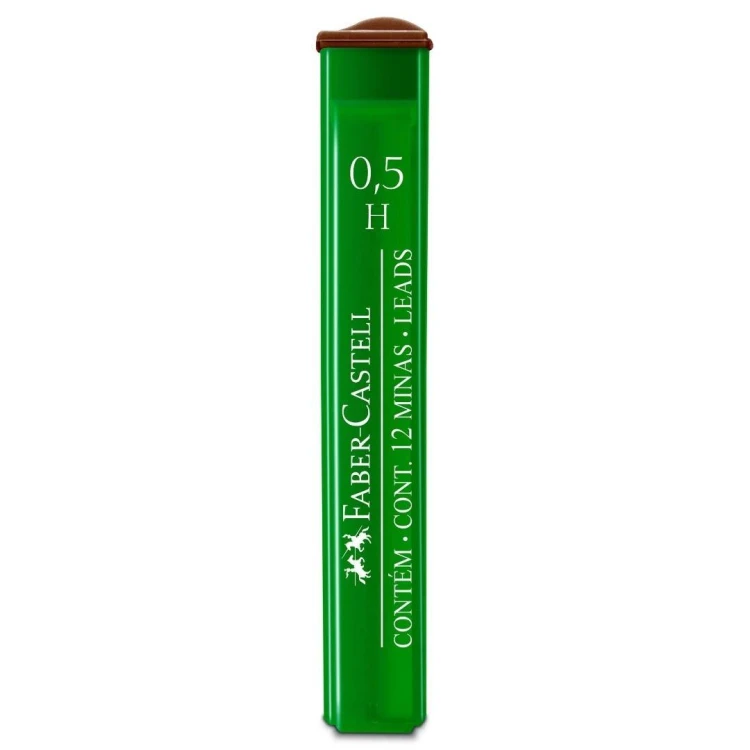 Wkład grafitowy H 0,5mm (12szt) FABER CASTELL