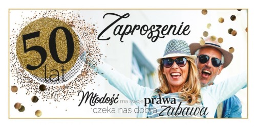 Zaproszenie na 50 Urodziny Z103 (5szt)