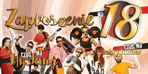 Zaproszenie na 18 Urodziny Z154 (5szt)