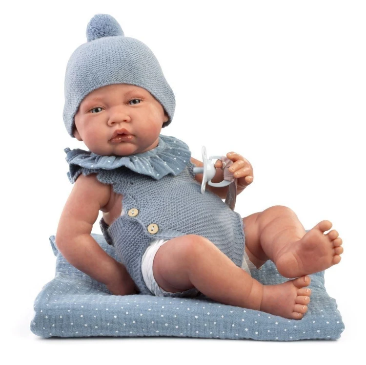 Kolekcjonerska lalka hiszpańska Reborn Lui 42cm