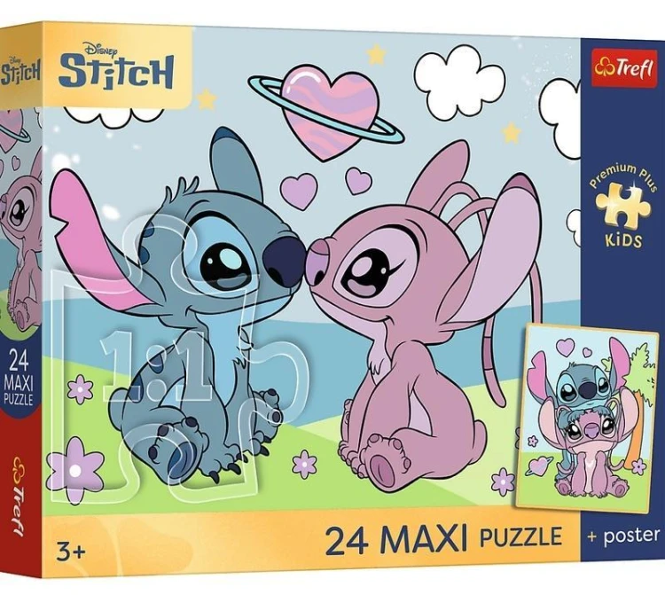Puzzle 24 Maxi Marzenia Lilo i Stitcha TREFL