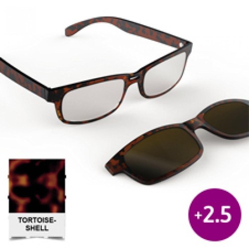 Sun Readers Okulary przeciwsłoneczne brąz +2.5, IF