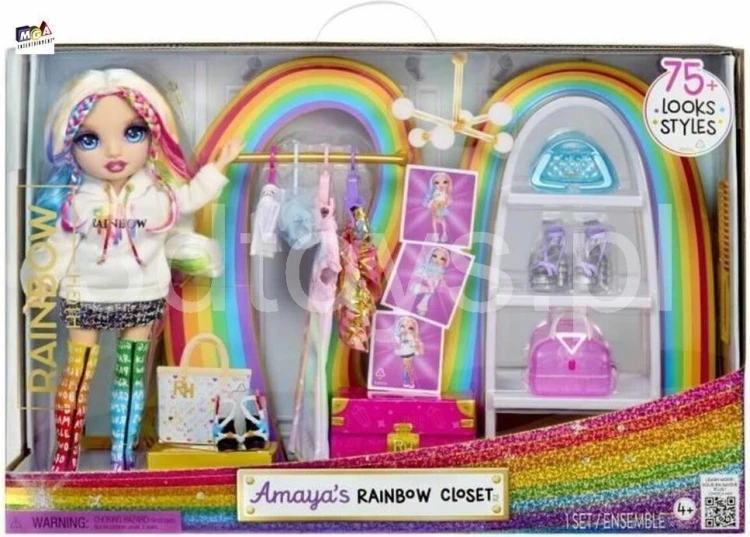 Rainbow High Amaya's Rainbow Closet Playset, MGA