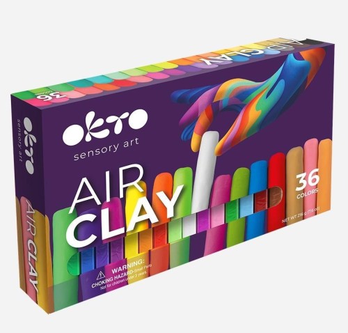 Zestaw mas plastycznych 36 kolorów, Okto