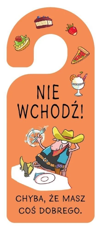 Zawieszka na klamkę Nie wchodź, Henry