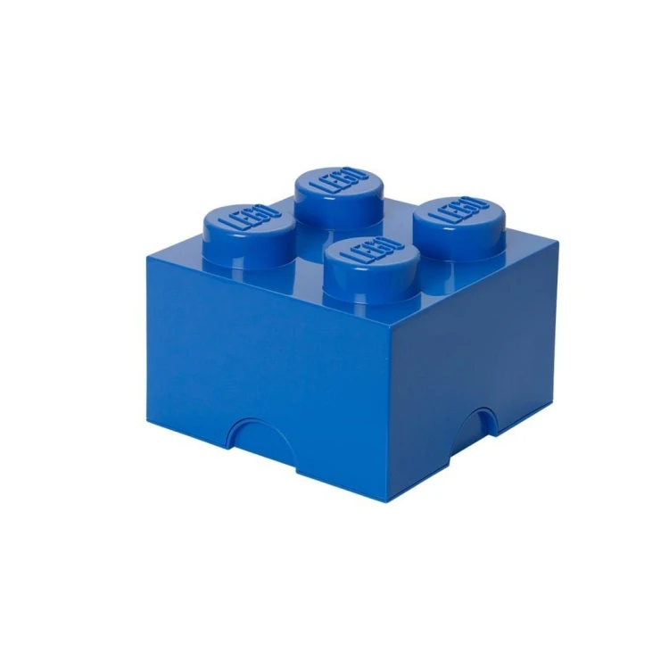 LEGO(R) pojemnik klocek czwórka niebieski, NHG