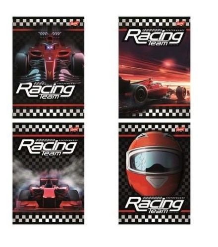 Zeszyt A5/32k linia kolorowa Racing Team (15szt)