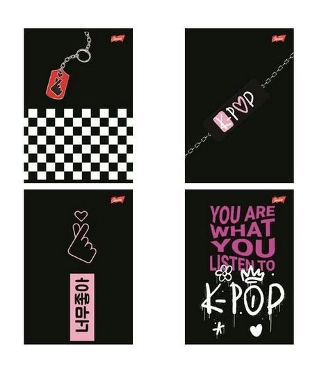 Zeszyt A4/60k kratka K-Pop Vibes (10szt), UNIPAP