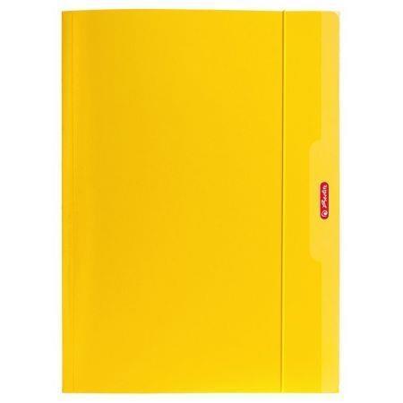 Teczka A4 z gumką Color Blocking żółty, HERLITZ