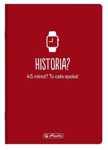 Zeszyt A5/60K kratka Historia (10szt), HERLITZ