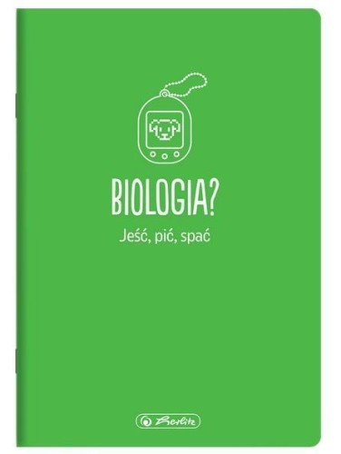 Zeszyt A5/60K kratka Biologia (10szt), HERLITZ