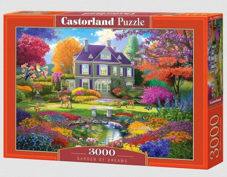 Puzzle 3000 Garden of Dreams CASTOR, Castorland
