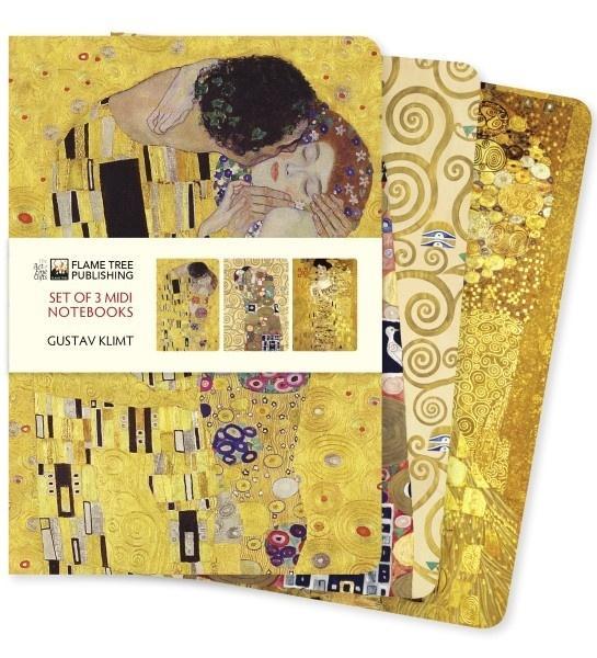 Zestaw 3 notatników MIDI Gustav Klimt, Flame Tree