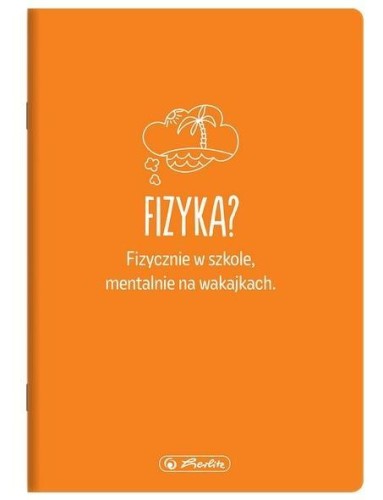Zeszyt A5/60K kratka Fizyka (10szt), HERLITZ