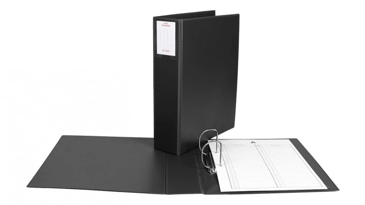 Segregator do akt osobowych 2R 4,5cm czarny