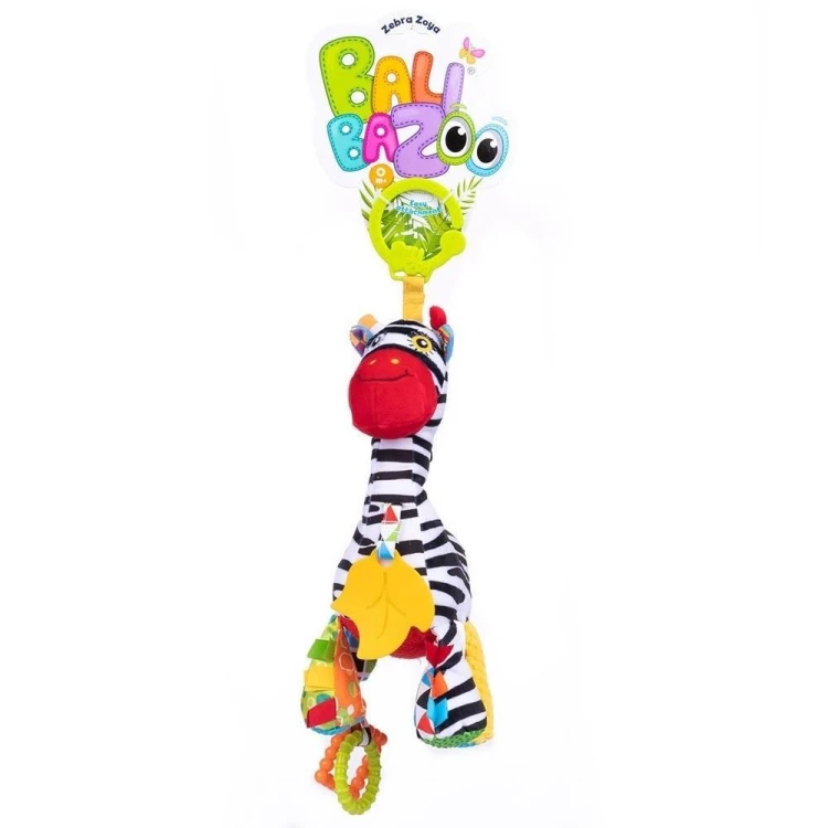 Zawieszka zebra Zoya z pozytywką, Balibazoo