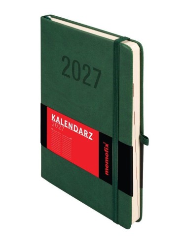 Kalendarz 2027 Memofix A5 DNS zielony