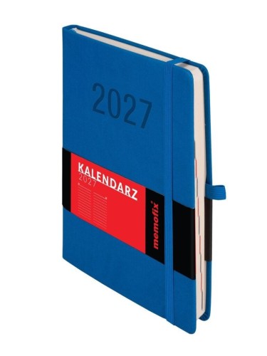 Kalendarz 2027 Memofix A5 DNS niebieski
