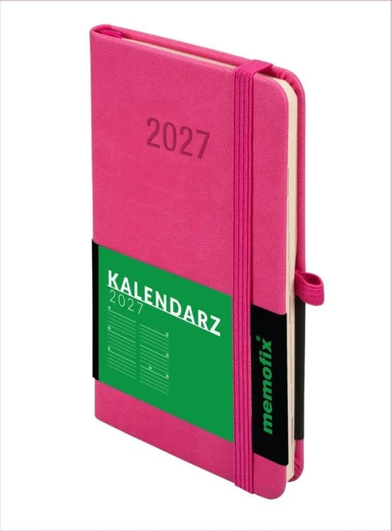 Kalendarz 2027 Memofix A6 TDW różowy