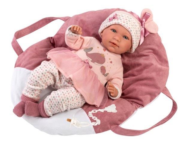 Lalka bobas płacząca Mimi 42 cm, Llorens