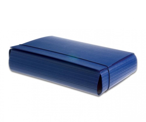 Teczka łamana A4/8cm na gumkę Eco granat PENMATE