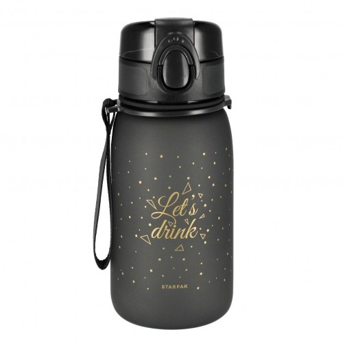 Bidon 400ml black-gold, STARPAK