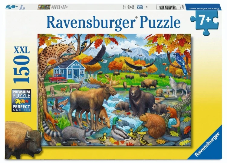 Puzzle 150 Wildlife Gathering, Ravensburger