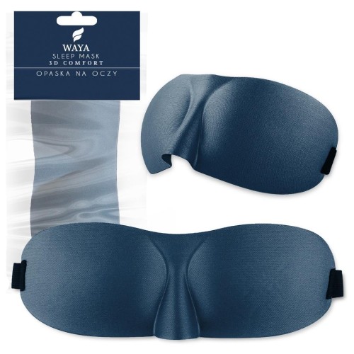 Opaska na oczy do spania 3D Comfort niebieska