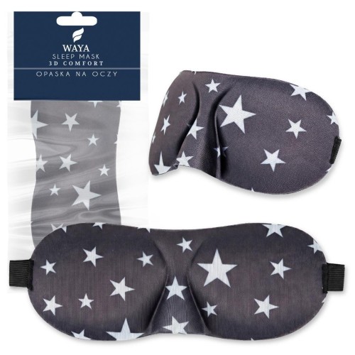 Opaska na oczy do spania 3D Comfort gwiazdy, Sipo