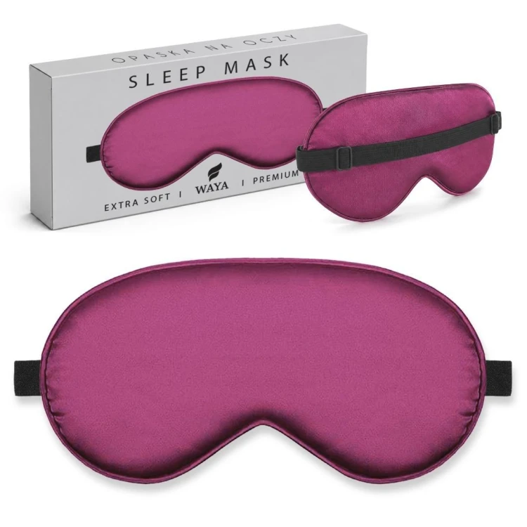 Opaska na oczy do spania extra soft fiolet, Sipo
