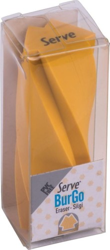 Gumka do mazania Burgo pastel żółta, Serve