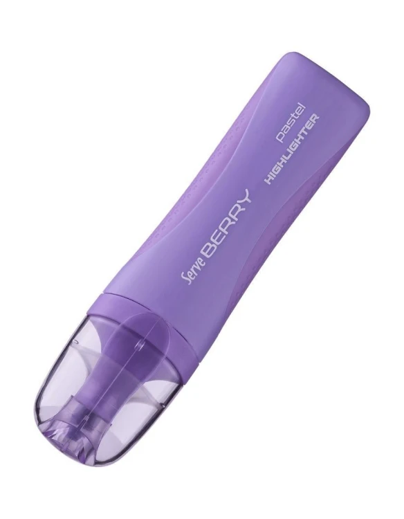 Zakreślacz Berry pastel fioletowy, Serve