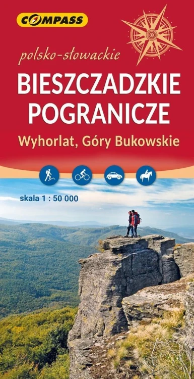 Mapa turysty. - Pogranicze Bieszczadzkie 1:50 000
