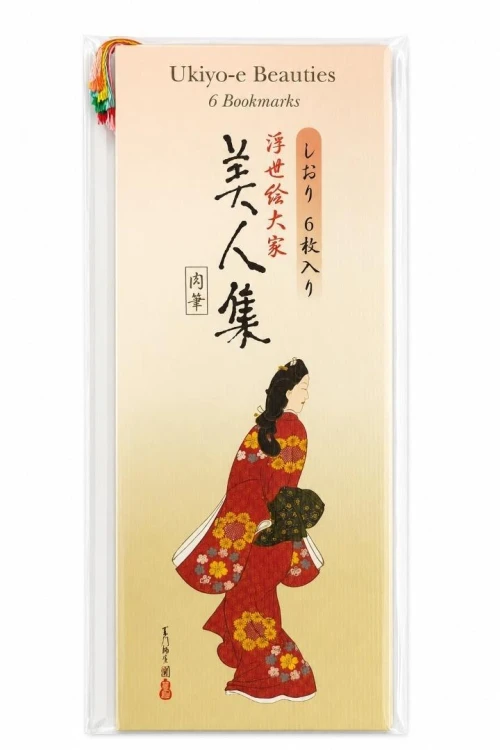 Zakładki do książki FBM-312 Piękności Ukiyo-e 6szt