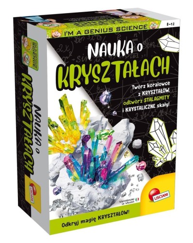Mały Geniusz - Nauka o kryształach, Lisciani