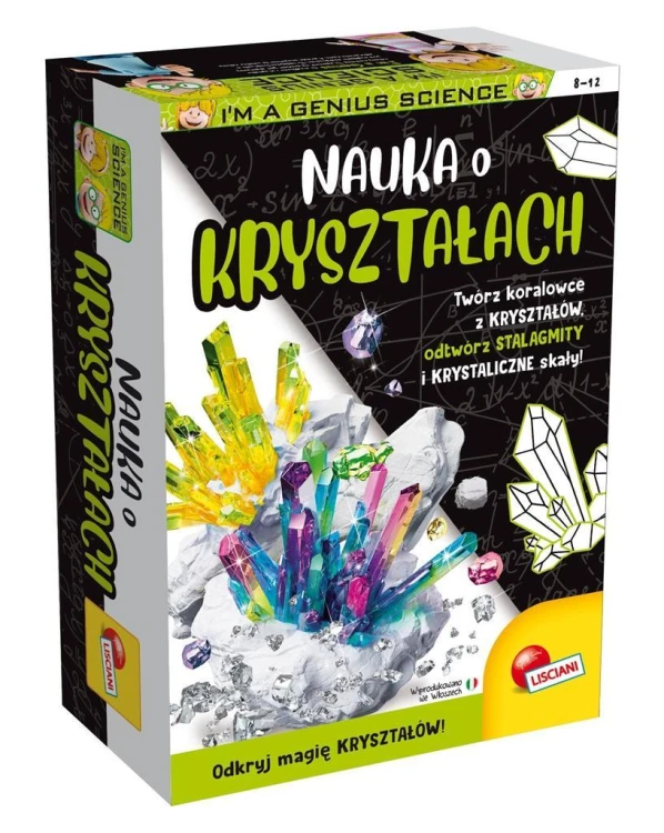 Mały Geniusz - Nauka o kryształach, Lisciani