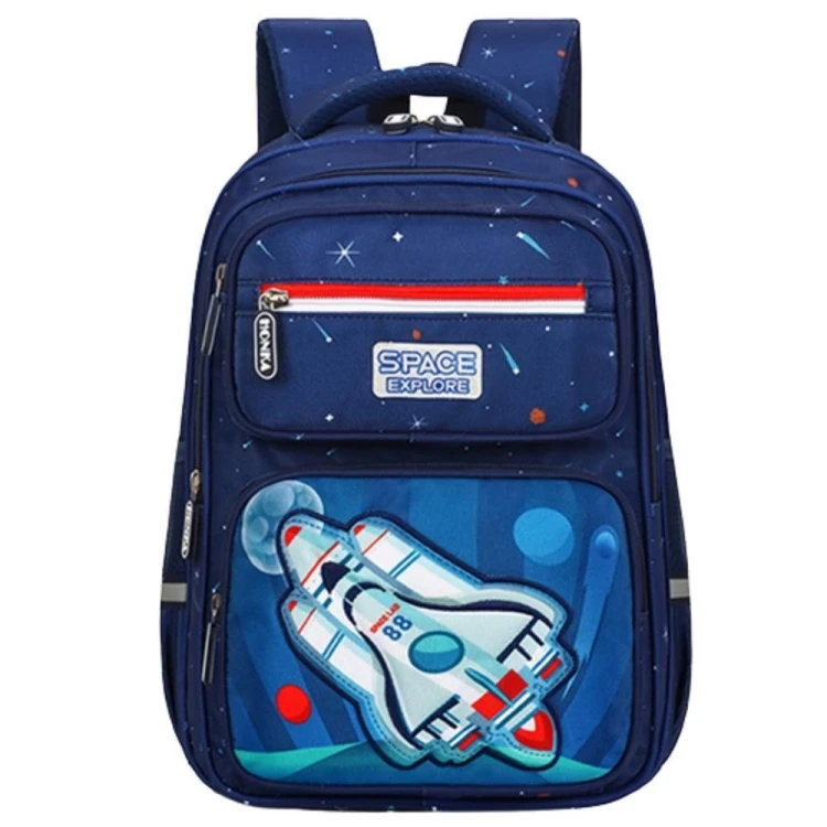 Plecak szkolny Kosmos granatowy 20L, Leantoys