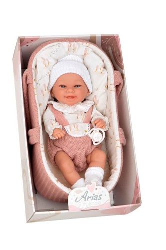 Lalka hiszpańska Bobas Rosa 33cm, Arias