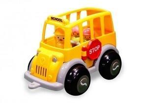 Autobus szkolny z figurkami, Viking Toys