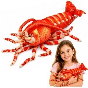 Maskotka Duża Krewetka 55cm, Leantoys