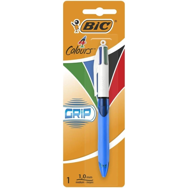 Długopis 4 Colours Grip 1,0mm 1szt BIC, BIC