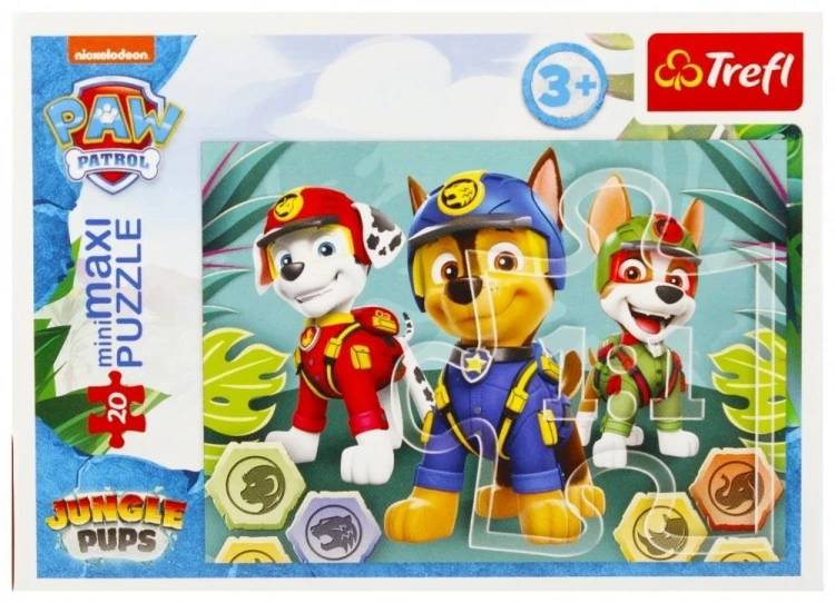 Puzzle 20 miniMaxi Wesołe pieski 2 TREFL, Trefl