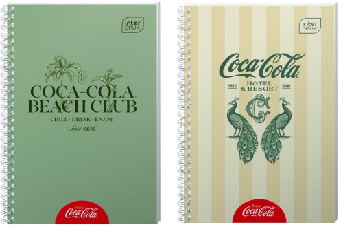 Notes na spirali 80K kratka Coca Cola (10szt)