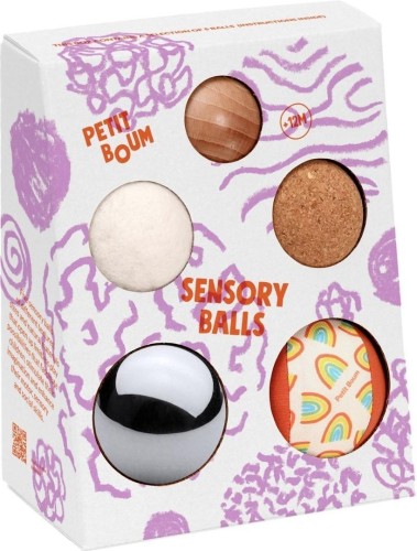 Piłki sensoryczne 5szt, Petit Boum