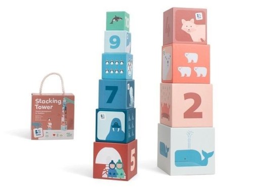 Piramida edukacyjna Zwierzęta Arktyki, BS Toys